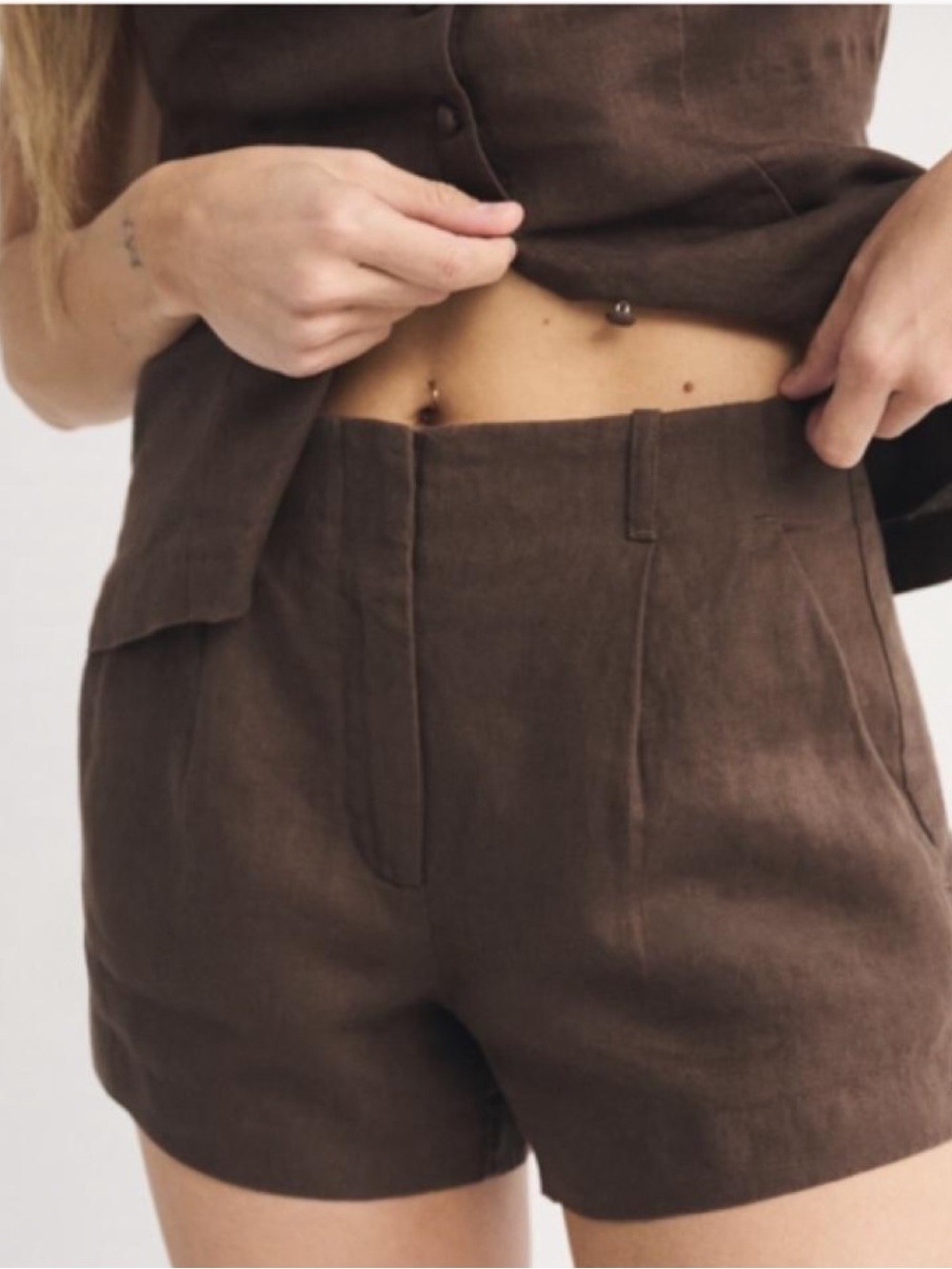 Abercrombie & Fitch NWT Linen shorts